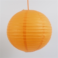 Ricepaper lamp shade 40 cm. Orange